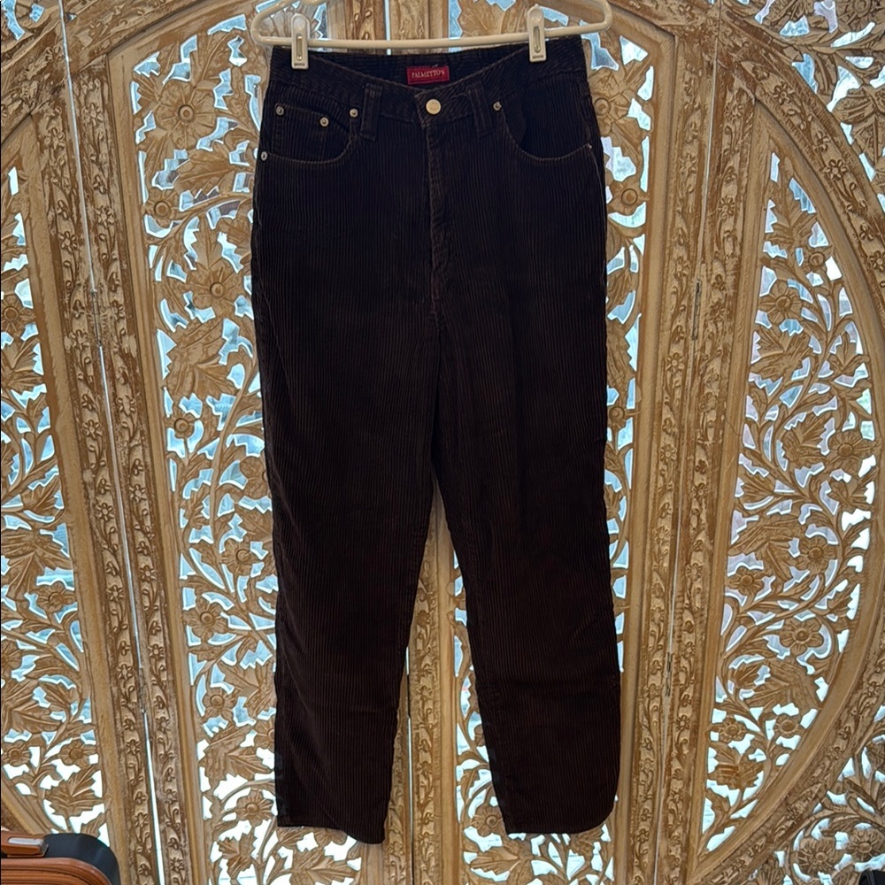 Brown Corduroy five pocket Pants
